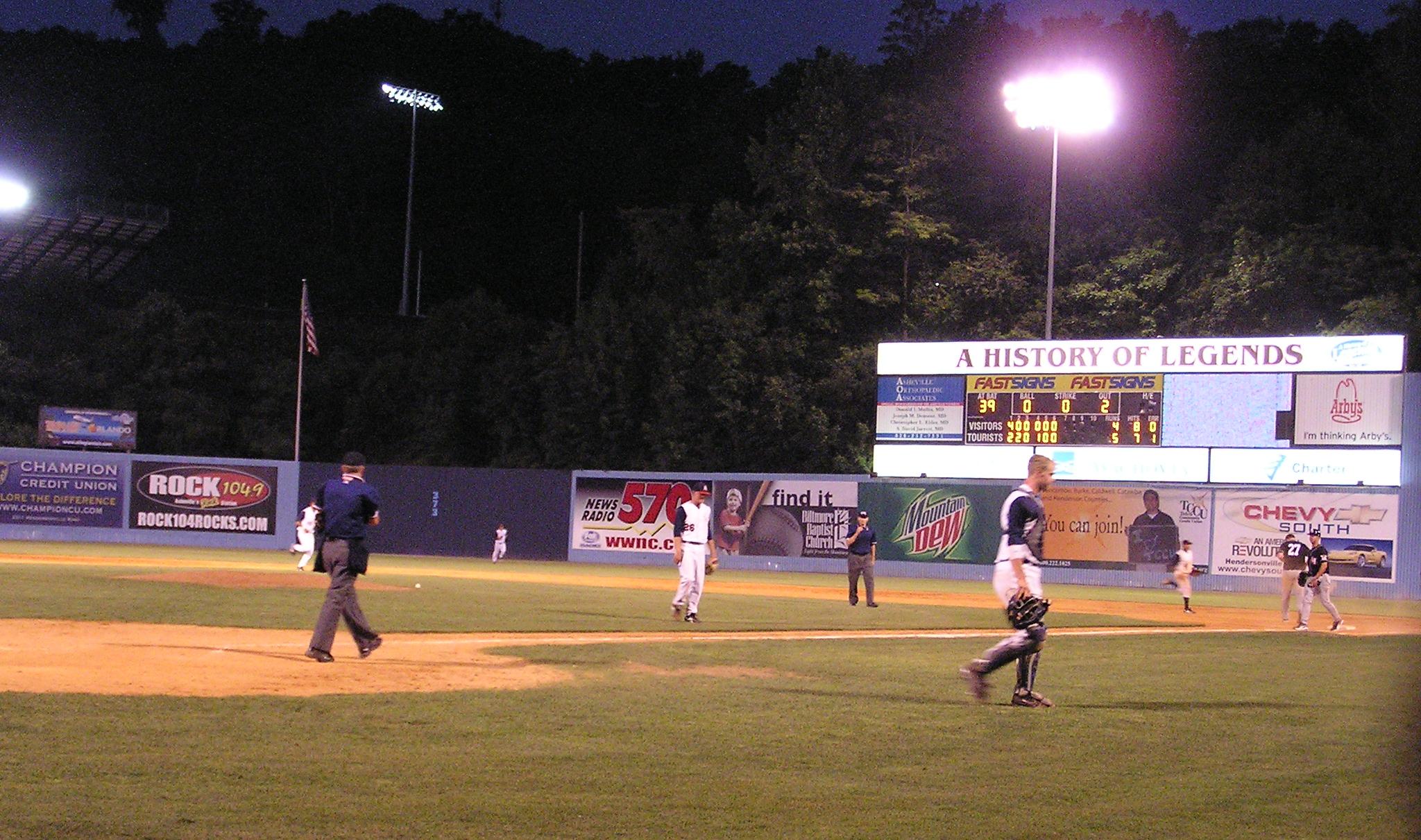 Asheville's Scoreboard - McCormick Field