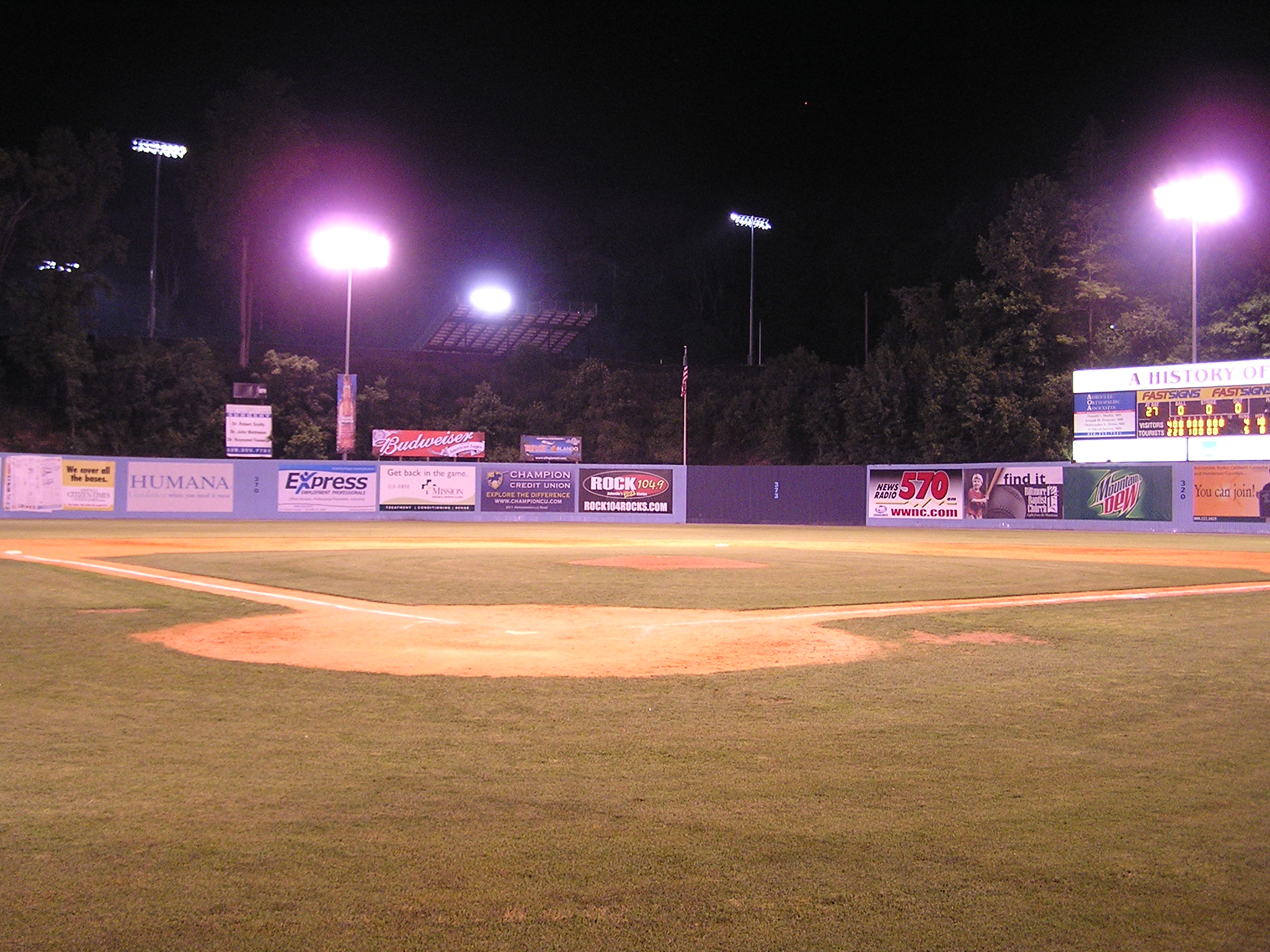 Game Over - McCormick Field, Asheville NC